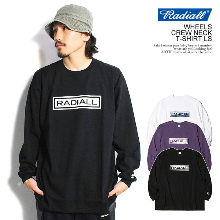 楽天市場】RADIALL ラディアル WHEELS - CREW NECK T-SHIRT L/S 