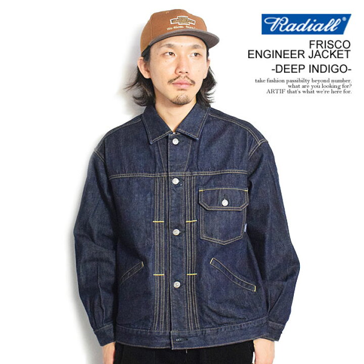 楽天市場】RADIALL ラディアル FRISCO - ENGINEER JACKET -DEEP INDIGO 