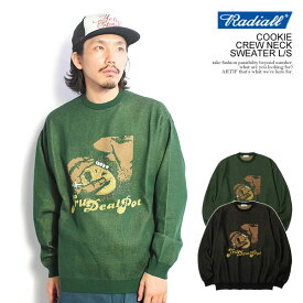 20％OFF SALE セール RADIALL ラディアル COOKIE - CREW NECK SWEATER L/S radiall メンズ ニット セーター クルーネック 送料無料 ストリート