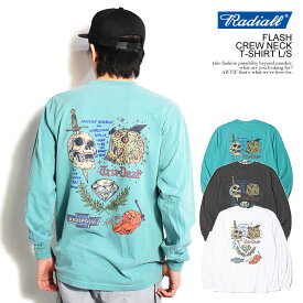 RADIALL ラディアル FLASH - CREW NECK T-SHIRT L/S radiall メンズ Tシャツ ロンT 長袖 HIROTTON 送料無料 ストリート