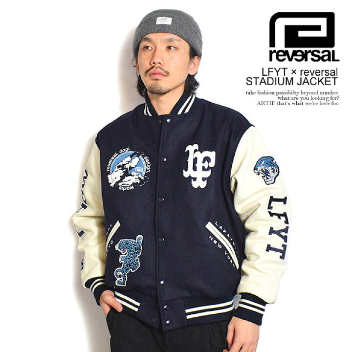 楽天市場】LFYT × reversal リバーサル STADIUM JACKET メンズ 