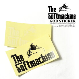 SOFTMACHINE ソフトマシーン GOD STICKER メンズ ステッカー ステッカーシール ゴッドステッカー ストリート
