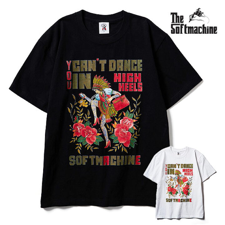 楽天市場】SOFTMACHINE ソフトマシーン CAUTION-T(T-SHIRTS) メンズ T 