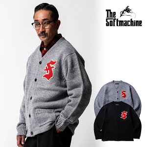 30��OFF SALE �Z�[�� SOFTMACHINE �\�t�g�}�V�[�� CREST CARDIGAN(CARDIGAN) �����Y �J�[�f�B�K�� ��������
