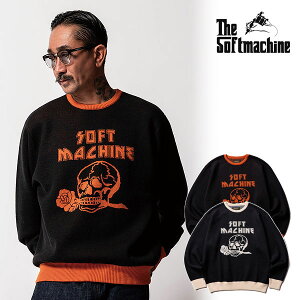 30��OFF SALE �Z�[�� SOFTMACHINE �\�t�g�}�V�[�� RECALL SWEATER(CREW NECK SWEATER) �����Y �j�b�g ��������