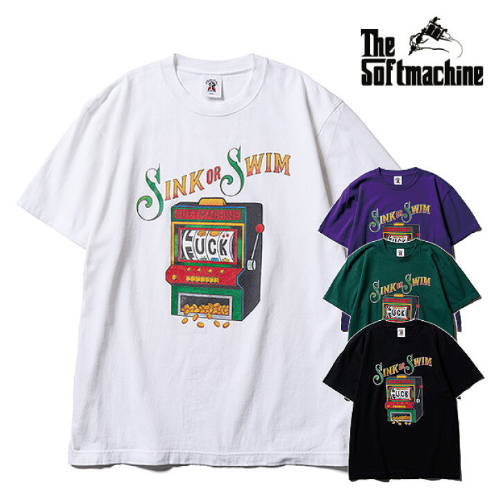 楽天市場】SOFTMACHINE ソフトマシーン SINK OR SWIM-T (T-SHIRTS 