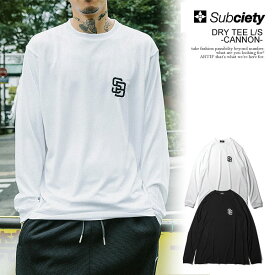 SBCY SPORT サブサエティスポーツ DRY TEE L/S -CANNON- subciety メンズ Tシャツ ドライTシャツ 長袖 送料無料 ストリート