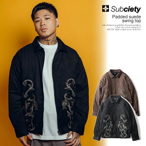 subciety◇スタジャン/S/ポリエステル/BLK/無地 サブサエティ(Subciety 