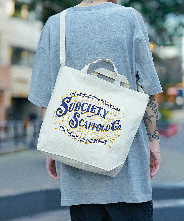楽天市場】SUBCIETY サブサエティ 2WAY TOTE BAG subciety メンズ 
