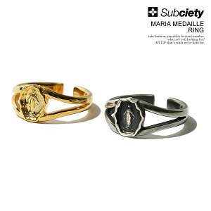 SUBCIETY×FirST by JAM HOME MADE TuTGeB MARIA MEDAILLE RING subciety Y O w R{  Xg[g