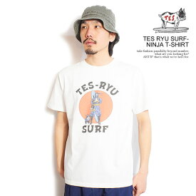 The Endless Summer エンドレスサマー TES RYU SURF-NINJA T-SHIRT メンズ Tシャツ 半袖 TES USコットン 送料無料 ストリート