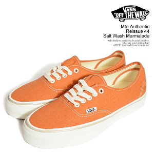 VANS ���@���Y Mte Authentic Reissue 44 Salt Wash Marmalade �����Y �X�j�[�J�[ �V���[�Y �I�[�Z���e�B�b�N �o���Y �������� �X�g���[�g