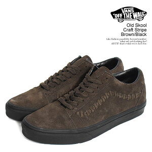 VANS @Y Old Skool Craft Stripe Brown/Black Y Xj[J[ I[hXN[ XG[h V[Y oY  Xg[g