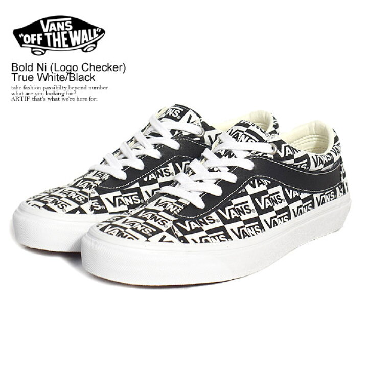 楽天市場 Vans バンズ Bold Ni Logo Checker True White Black メンズ スニーカー 靴 シューズ ボールド ニー ヴァンズ ストリート おしゃれ かっこいい カジュアル ファッション Vans ヴァンズ 正規品 正規取扱店 ａｒｔｉｆ