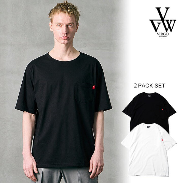 2026 夏 SPOT 先行予約 7月 8月入荷予定 VIRGOwearworks ヴァルゴウェアワークス Standard Pkt Tee 2pac set メンズ Tシャツ キャンセル不可 058-371