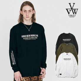 2024 春夏 先行予約 2月～3月入荷予定 VIRGOwearworks ヴァルゴウェアワークス Vg logo L/S メンズ ロンT 長袖 T 送料無料 キャンセル不可