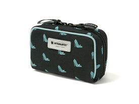 化粧ポーチ 小さめ マイクロ・マルチユースポーチ ウィッシュ・オブ・ア・ナイト XOP-SH646 ハイヒール柄 紺 artisan&artist