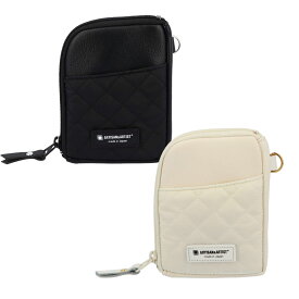 化粧ポーチ 小さめ L字ファスナー・ミニポーチ キルティド・チャーム 4OS-QC932 artisan&artist