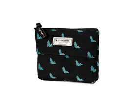 化粧ポーチ 小さめ マルチユースなティッシュポーチ ヴァリアント・ルージュ 1OP-SH102 ハイヒール柄 紺 artisan&artist