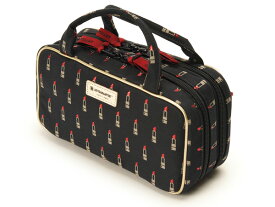 化粧ポーチ 機能的 ビューラーポケット＆アウターポケット付きポーチ ヴァリアント・ルージュ XOP-LI22 artisan&artist