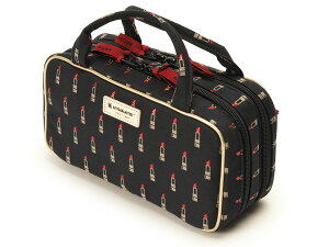 化粧ポーチ 機能的 ビューラーポケット&アウターポケット付きポーチ ヴァリアント・ルージュ XOP-LI22 artisan&artist