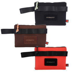 ポーチ 小さめ ループ付き・薄マチポーチ・ミディアム ニュー・デュアリティ Mサイズ 4WP-NW971 artisan&artist