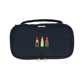 化粧ポーチ 機能的 ハンディ・メイクドレッサー・ミニ エンブロイダリー・ルージュ 5OP-ER601 artisan&artist