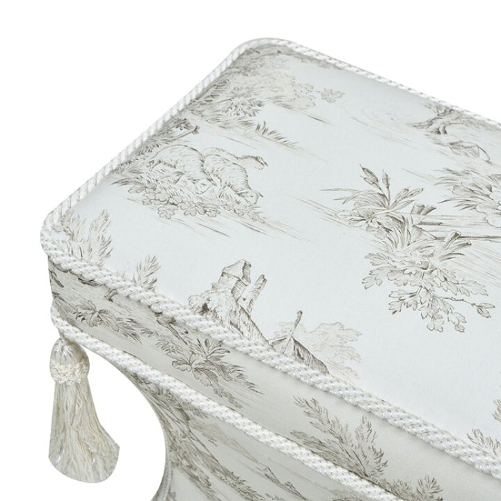楽天市場】10％OFFクーポン配布！ 薄型スツール Toile de Jouy トワル 