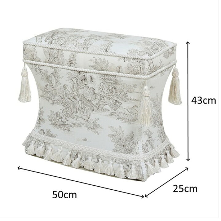 楽天市場】10％OFFクーポン配布！ 薄型スツール Toile de Jouy トワル 