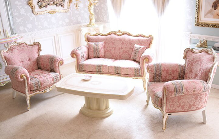 楽天市場】ソファー 2人掛 1人掛 幅160cm イタリア製 ROCOCO 