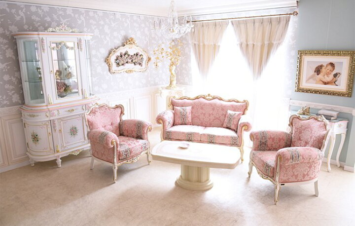 楽天市場】ソファー 2人掛 1人掛 幅160cm イタリア製 ROCOCO 