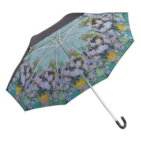 【誕生祭クーポン◆5％OFF】 名画折りたたみ傘 晴雨兼用 （ゴッホ「ホワイトローズ」）雨傘 レディース おしゃれ かわいい