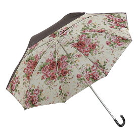 ［10%OFFクーポン★11/15まで］ 名画折りたたみ傘 晴雨兼用 （ローズLEMON ）雨傘 レディース おしゃれ かわいい