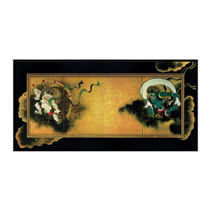 ハロウィンSALE【クーポンで9%OFF】 名画 額 絵画 額アンティーク 額縁 アンティーク ビッグアート〜名画Lシリーズ〜(尾形光琳「風神雷神」)