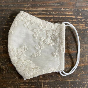 ハロウィンSALE【クーポンで10%OFF】 マスク レースマスク エレガントマスク おしゃれマスク かわいいマスク ヨーロピアンマスク アンティーク maria veil マリアベージュ2 MK1 BE マスク ベージ