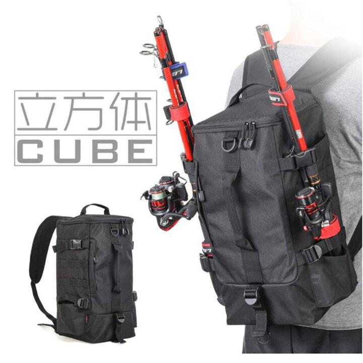 楽天市場】アウトドア フィッシング バッグ ロッド ホルダー 登山 