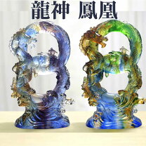 楽天市場】置物 クリスタル 鳳凰の通販