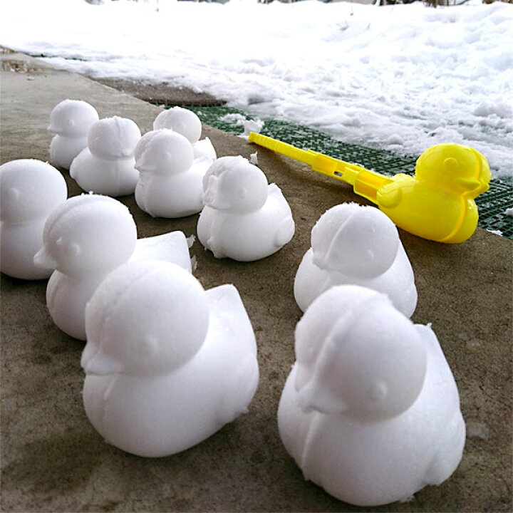 楽天市場 Lサイズ アヒル 雪玉 雪だるま スノーダック スノーボール 雪遊び 子供 製造機 おもちゃ 雪合戦 Bts Rm インスタ アートライズ