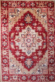 トルコ 絨毯 玄関マットサイズ ベッドサイドにも最適 ラグジュアリー 一点もの 天然素材 ウール 職人 伝統 手織り アフターケア万全 洗える (83cm×122cm)