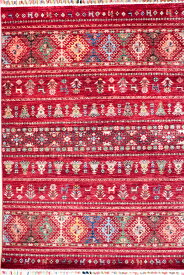 子供部屋にもぴったり！かわいい トルコ絨毯 伝統職人 100％手織り 102cm×140cm