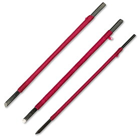 [ メール便可 ] てんこく彫刻刀セット 赤糸巻 3本組 【 てんこく はんこ 記念品 】