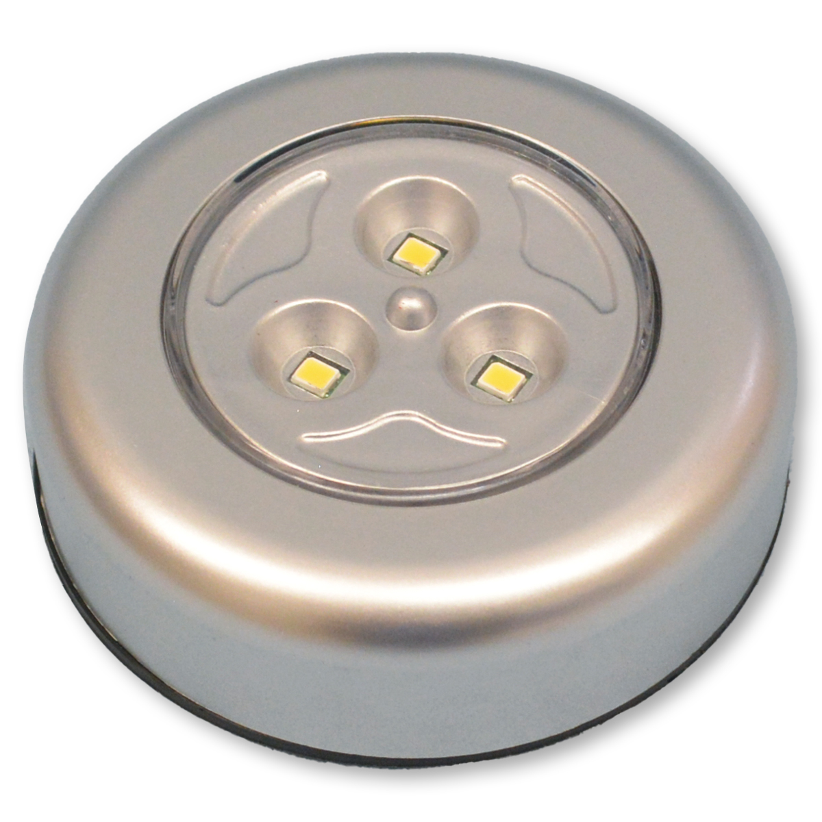 プッシュLEDライト 3灯式 暖色 電池別売 工作 照明