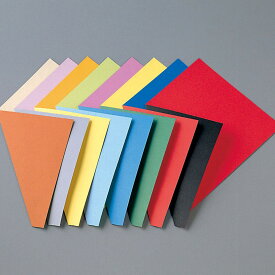 両面色違い 造形紙 デュエットカラー 八つ切判 8枚組 色画用紙 ゴークラ