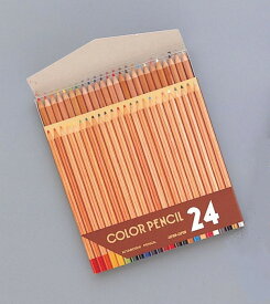 [ メール便可 ] ナチュラル 色鉛筆 24色セット 11204 北星鉛筆 日本製