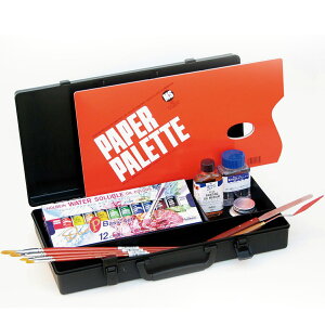 DUO アタッシュ 大長 BOXセット 【 水溶性 水性 油絵の具 デュオ ホルベイン ケース付 箱 えのぐ 絵具 】