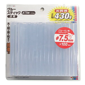 EARTH MAN �O���[�X�e�B�b�N ���a7.5mm 430g ��100�{�� �y �O���[�K�� �z�b�g�����g �ڒ� �z