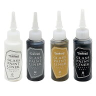 [ メール便可 ] ターナー ガラスペイントライナー 20mL 単色 【 GLASS PAINT 塗料 絵具 絵の具 ガラスえ…