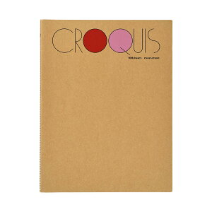 マルマン クロッキーブック ロゴ 赤色 100枚 白 Lサイズ SL-01 maruman 【 L 大 大サイズ 赤 レッド 】