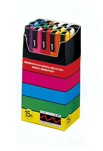 OHM uni |XJ ׎ 15FZbg PC-3M15C y POSCA }[J[  y J[y j z