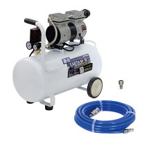 楽天市場】earth man オイルレスコンプレッサー 22l acp-22olbの通販